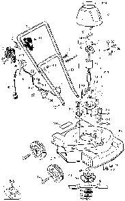Exploded Diagram A Diagram and Parts List for LM110 Type 1 Black and Decker Lawn Mower